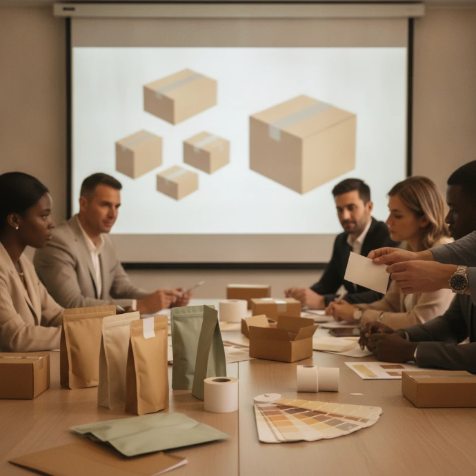 AI Generated Packaging Education & Training - Diverse Class